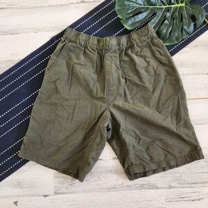 Columbia Elastic Waistband Flat Front Cotton Blend Shorts Size Medium